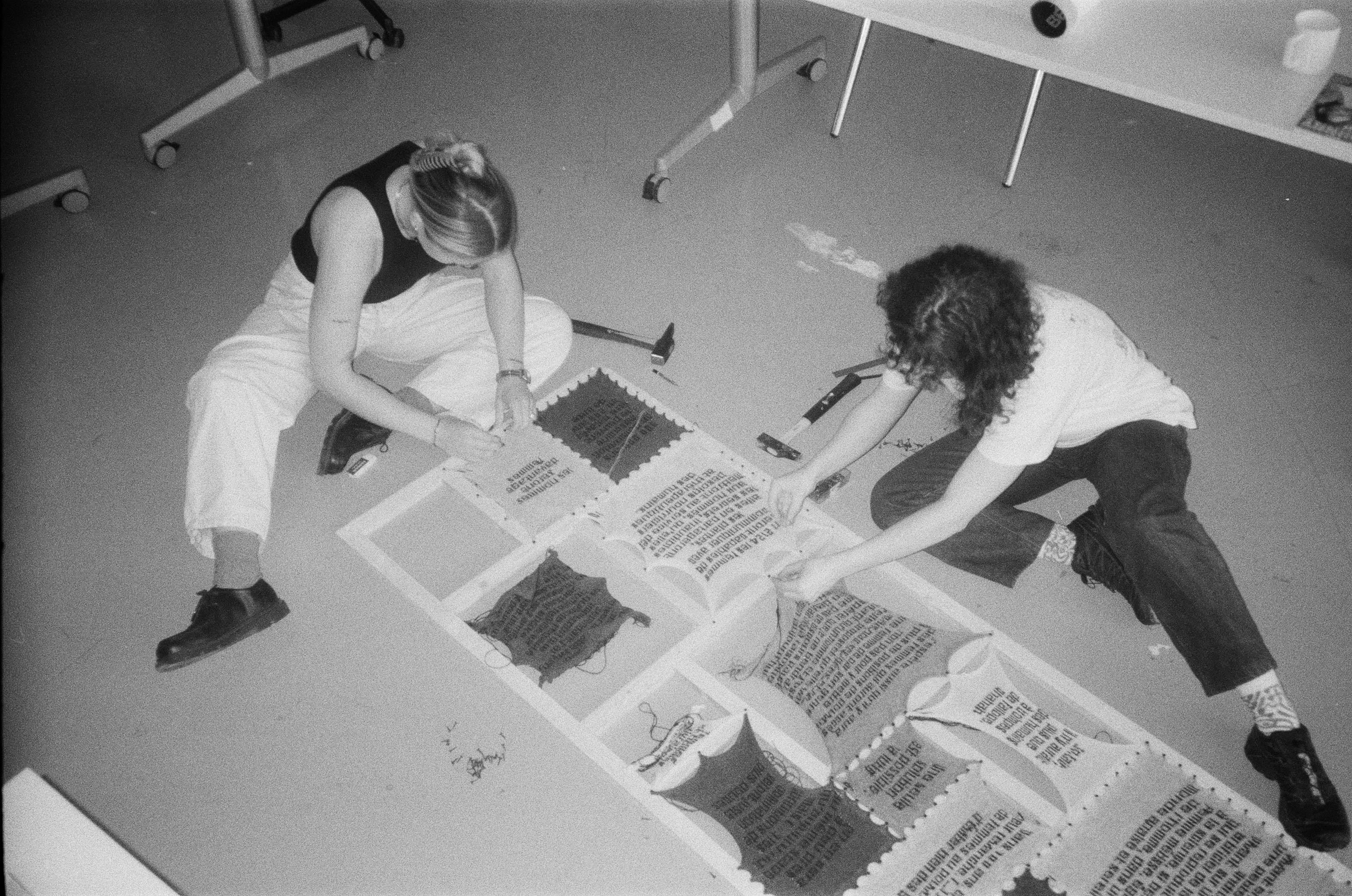 MAKING THE WOODEN STRUCTURES WITH AGATHE